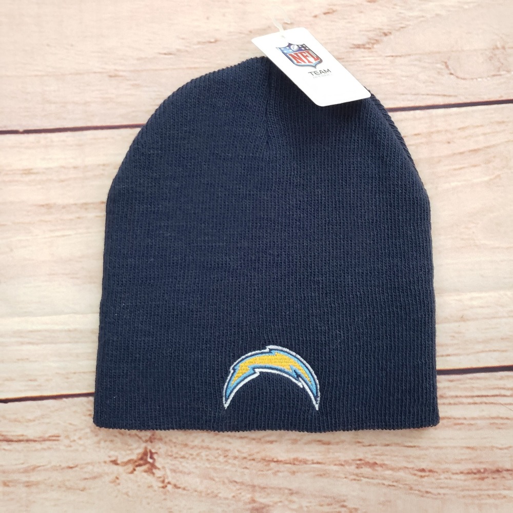 Los Angeles Chargers Hat Cap Beanie One Size Blue‎ Yellow NFL Football Mens A5